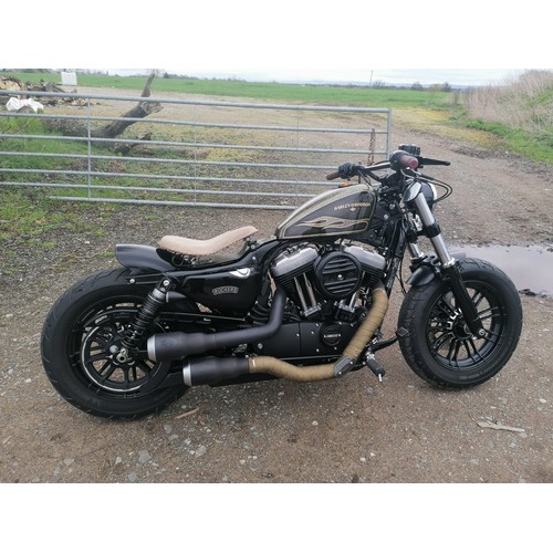 1252 - Harley Davidson 48 in immaculate condition no scratches 5000 miles still got the original tyres on. ... 