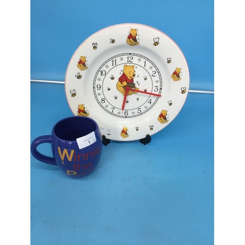 1 - Winnie The Pooh Plate and Mug