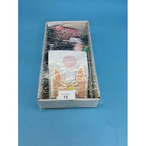 15 - Box Of Assorted Items To Include Watches, Hairclips Etc.