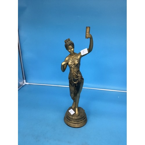 5 - Bronze Effect Statue