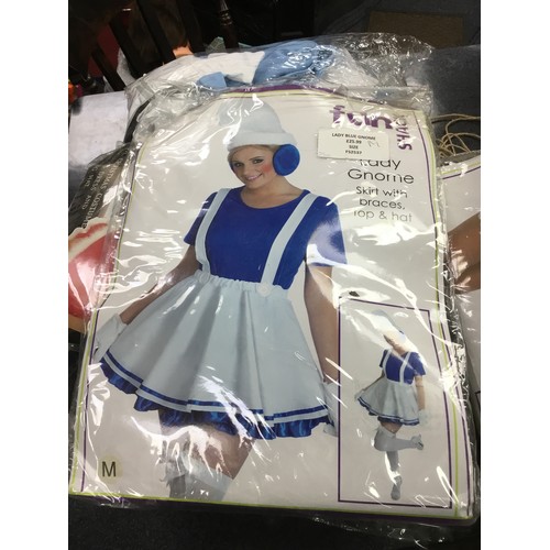 211 - Fancy Dress Outfits x10 Some New In Packs Various Themes