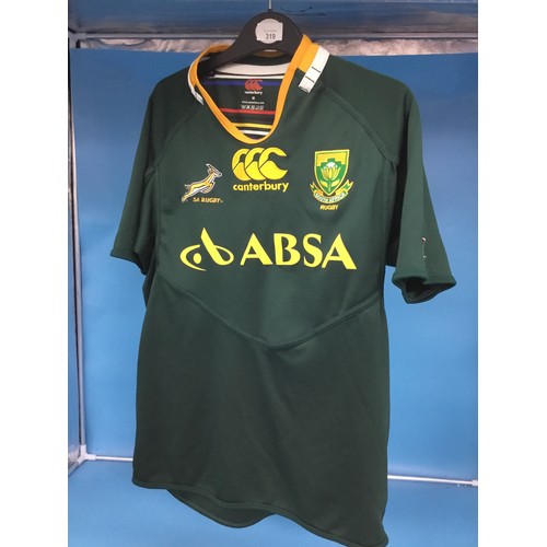 319 - South African Rugby Shirt Size Medium