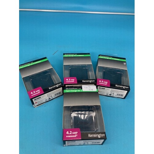 43 - Kensington fast charger for 2 tablets x 4