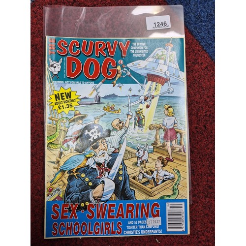 1246 - Scurvy dog adult comic issue 1