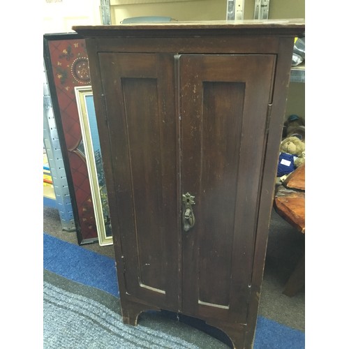 85A - Vintage Cabinet 30”x14”x14” With Shelves