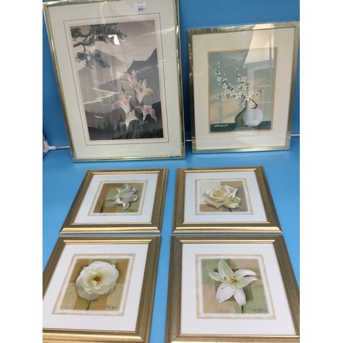 823 - Collection of 6 Modern and Vintage Pictures Some Are Signed