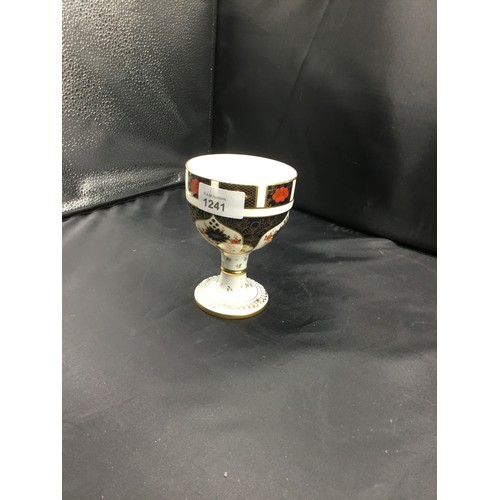 1241 - Royal Crown Derby 1128 Goblet 6” Tall