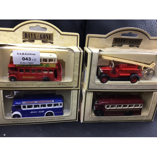 43 - Collectible Boxed Cars x8