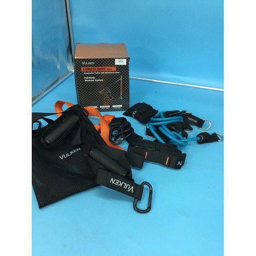 315 - Vulken Coreslings Full Body Workout System For The Home or Gym