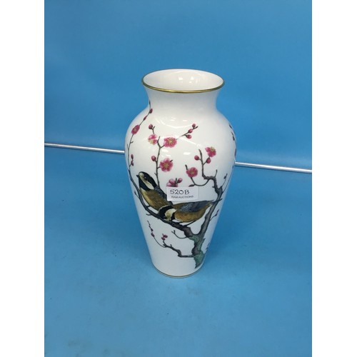 520B - Franklyn Japanese Limited Edition Bird Vase 14” Tall