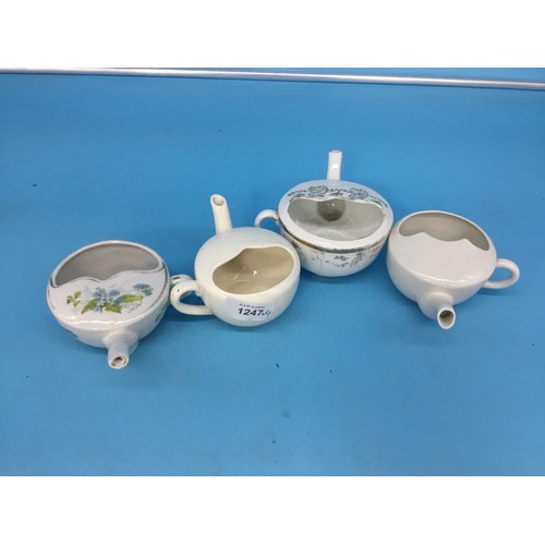 1247 - 4 Antique/Vintage Feeding Cups