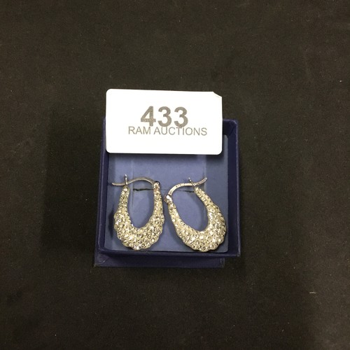 433 - Boxed 925 Silver Earrings