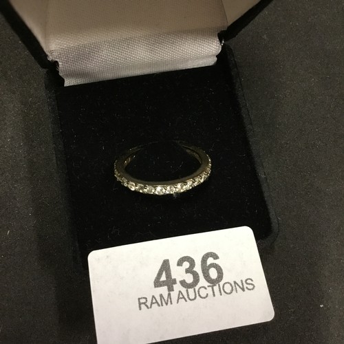 436 - Boxed 925 Silver Stoned Ring