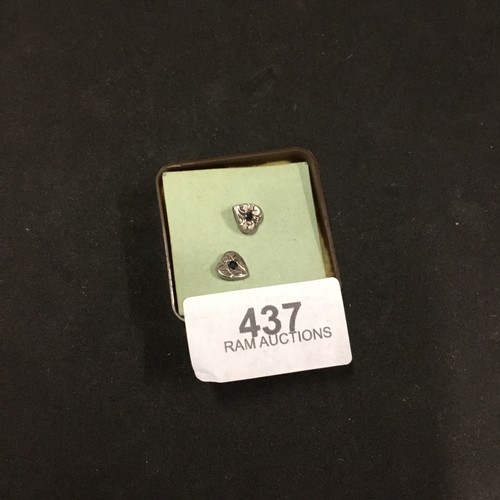 437 - Boxed 925 Silver Earrings