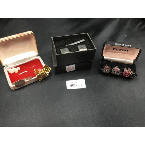 460 - Vintage and Fashion Cufflinks x5