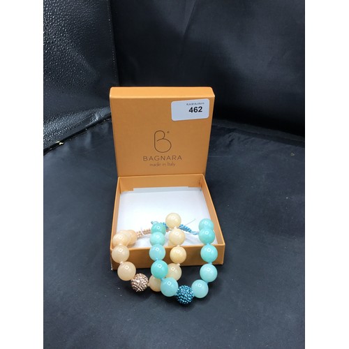 462 - New Natural Stone Bracelets x2