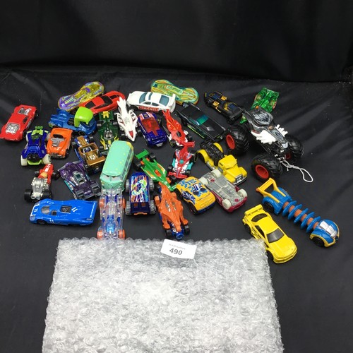 490 - Bag Of Hot Wheels Cars