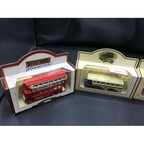 505 - Boxed Bus Models x4