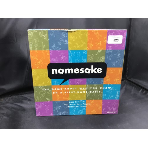 523 - Name Sake Game