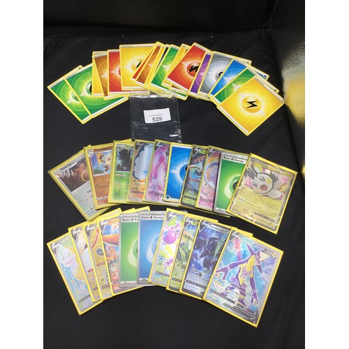 529 - Genuine Pokémon Cards x40 Some In Protective Sleeves