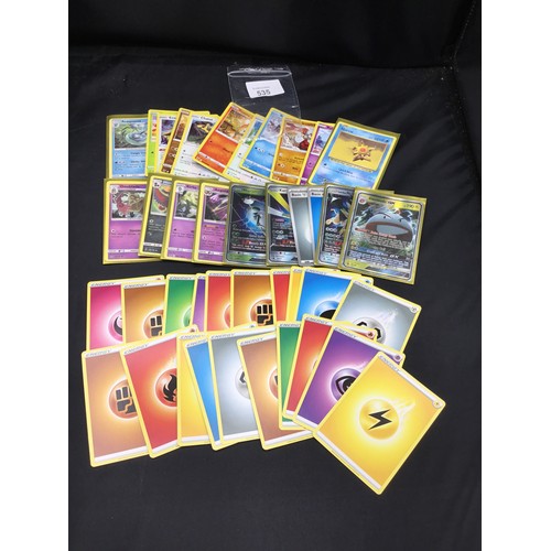 535 - Genuine Pokémon Cards x40 Some In Protective Sleeves