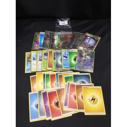 537 - Genuine Pokémon Cards x40 Some In Protective Sleeves