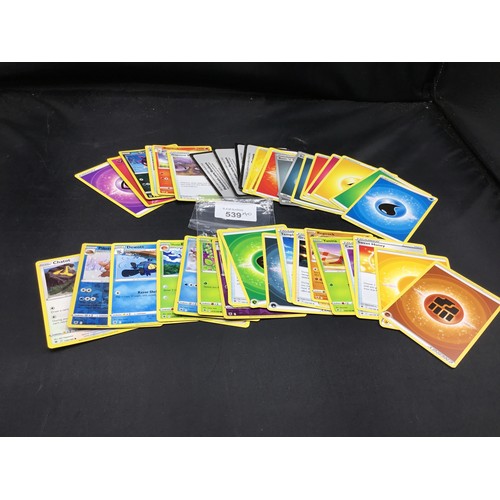 539 - Genuine Pokémon Cards x40 Some In Protective Sleeves