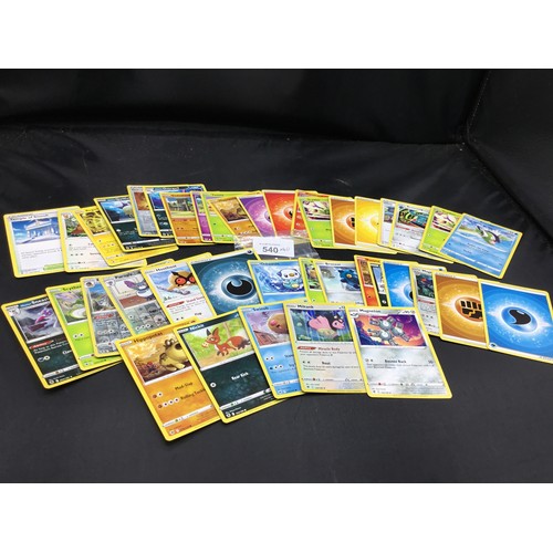 540 - Genuine Pokémon Cards x40 Some In Protective Sleeves