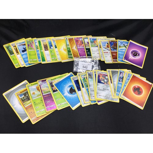 542 - Genuine Pokémon Cards x40 Some In Protective Sleeves