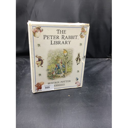 569 - Peter Rabbit Library To Include 10 Books