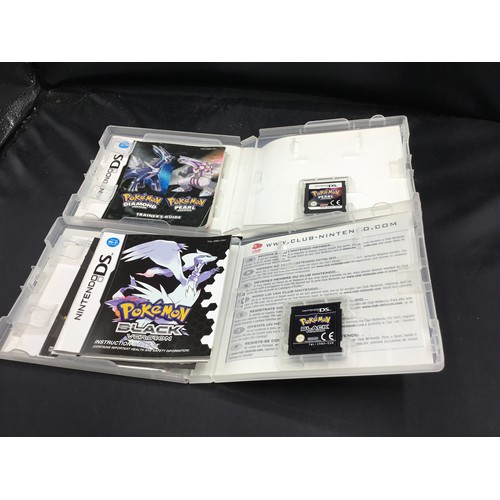 548 - 2 Nintendo DS Games Pokémon Pearl and Pokémon Black