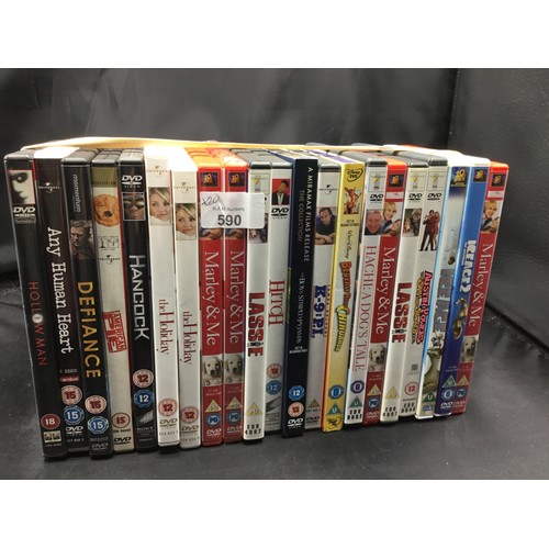 590 - Various DVDS x20