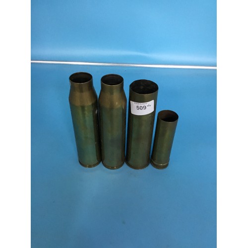 509 - Trench Art Shells x4 15