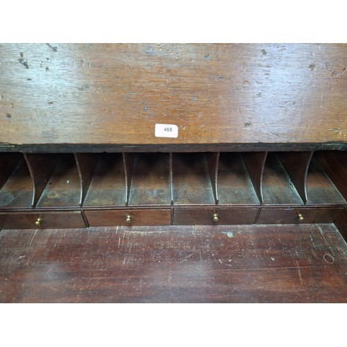 468 - Antique Writing Desk/Slope With Drawers