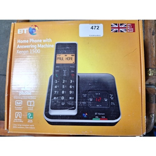 472 - Home Phone and Answering Machine In The Box