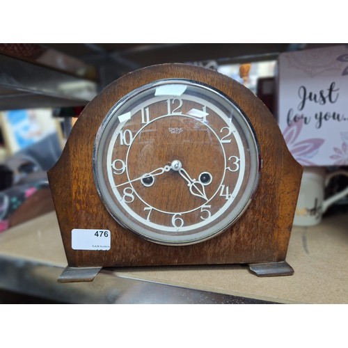 476 - Vintage Smiths Mantle Clock