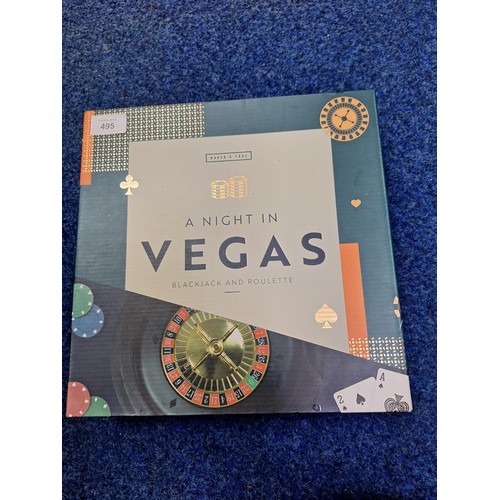 495 - A Night In Vegas Roulette Set New In The Box