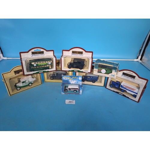 301 - Boxed Collectable Cars x8