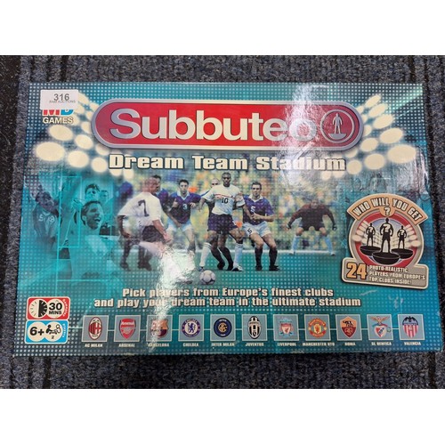 316 - Subbuteo Team Stadium New In The Box