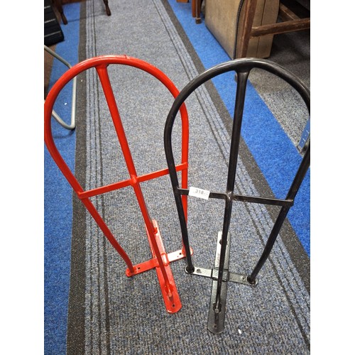 318 - Vintage Saddle Stands x2