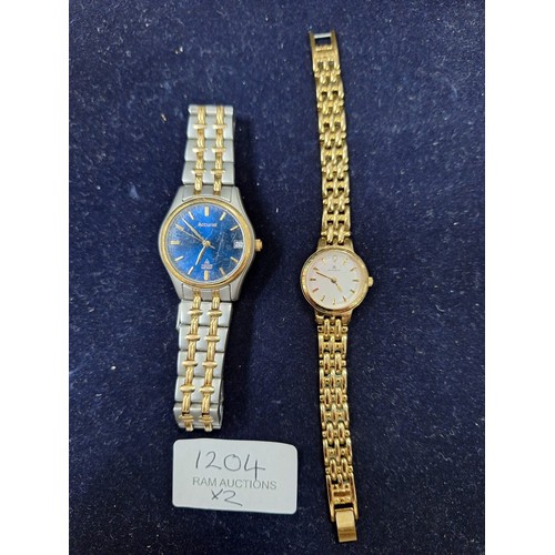 1204 - Accurist Watches x2 One Is For a Gent and One Is a Ladies