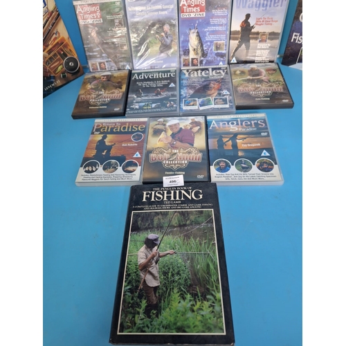 496C - Selection Of Fishing DVDs and Books