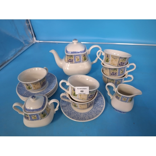 2 - 15 Piece Churchill Tea Set