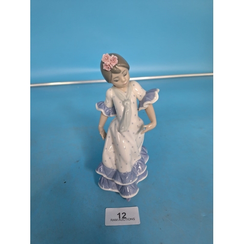 12 - Lladro Spanish Dancer Figure