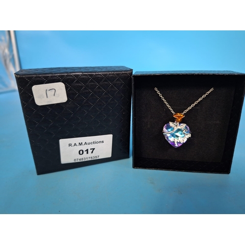 17 - Mum Crystal Pendant Necklace