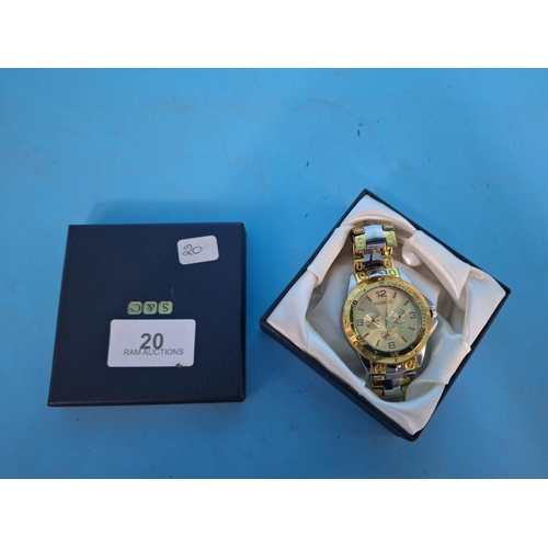 20 - Mens Boxed Watch