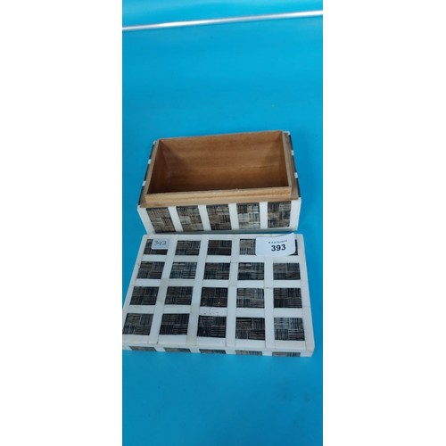 393 - Handmade Tiled Box