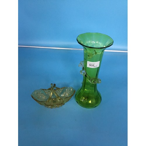 932 - 2 Vintage Vases 1 Is 11