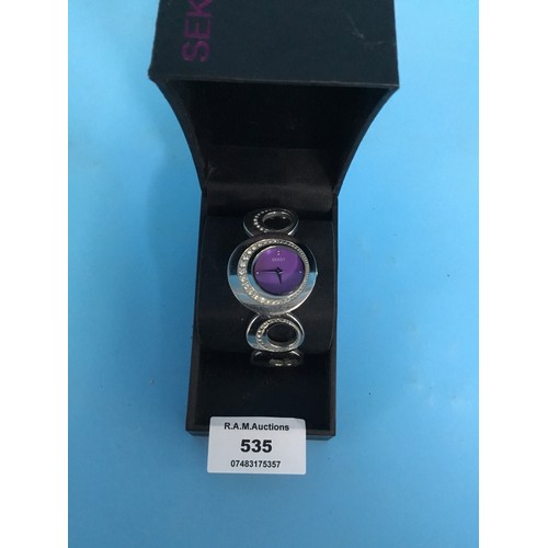 535 - Seksy By Sekonda Boxed Ladies Watch