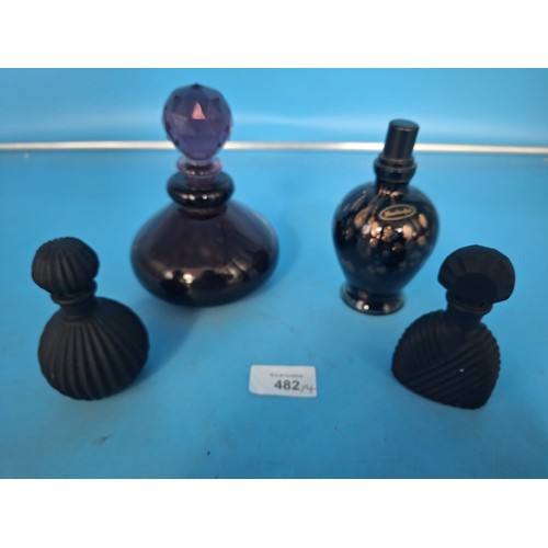 482 - Scent Bottles and A Hand Crafted Fragrance Lamp